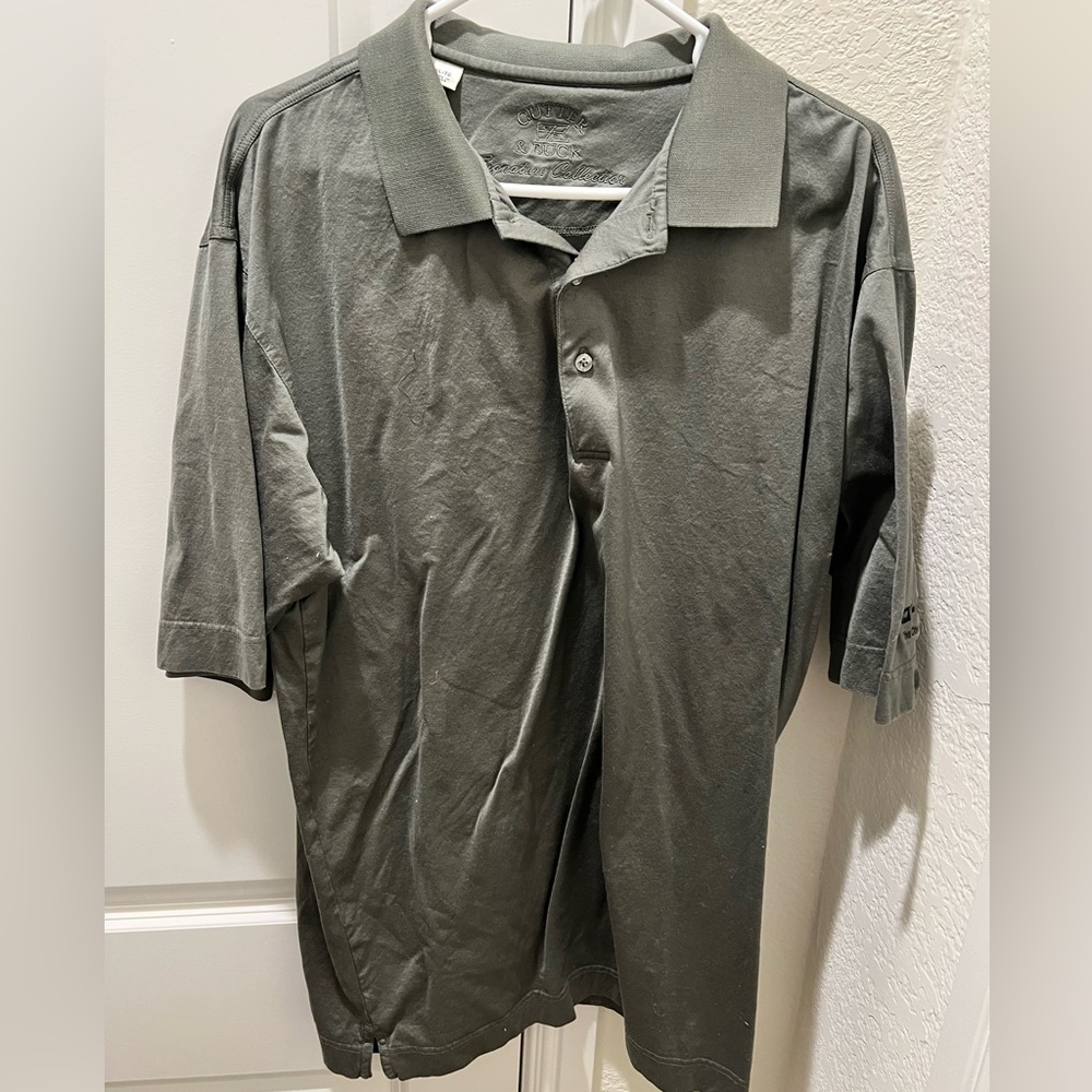 Cutter & Buck Forest Green Polo - Men’s XL - Signature Collection